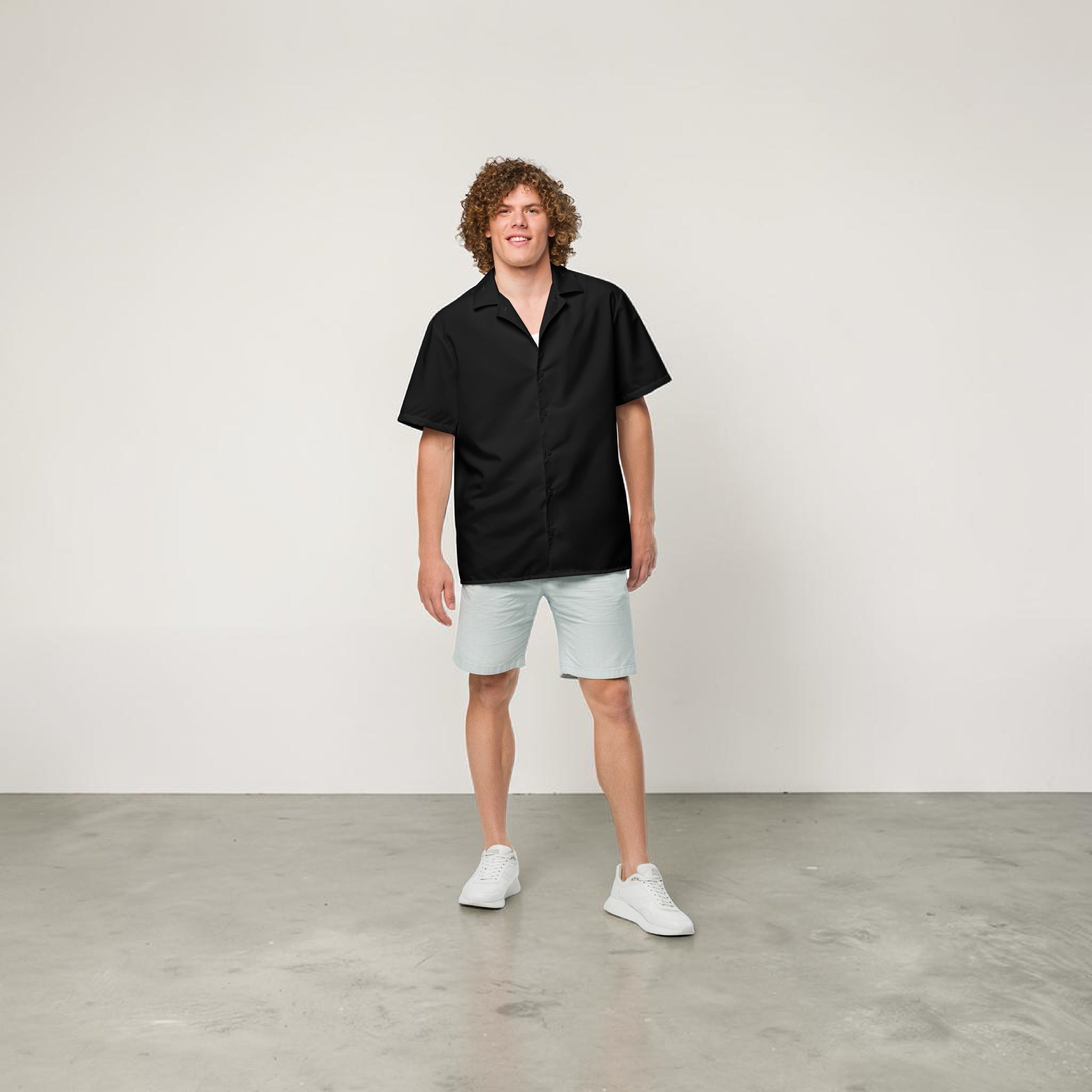 Classic Button Shirt Black