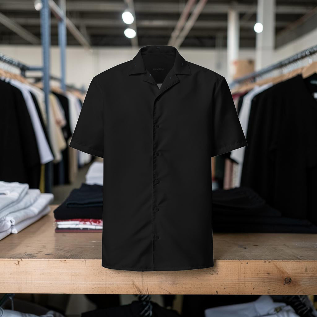 Classic Button Shirt Black