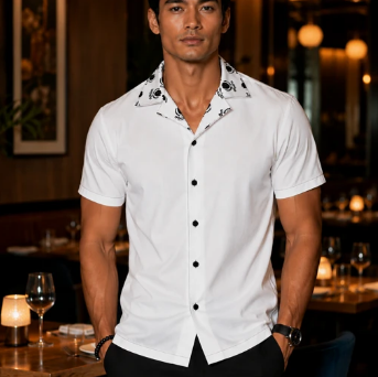 Classic Button Shirt White